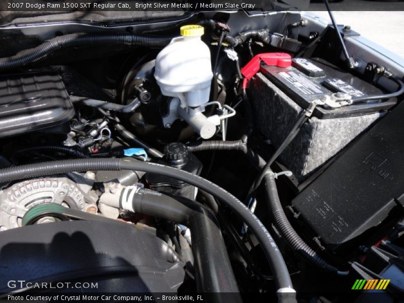 Bright Silver Metallic / Medium Slate Gray 2007 Dodge Ram 1500 SXT Regular Cab