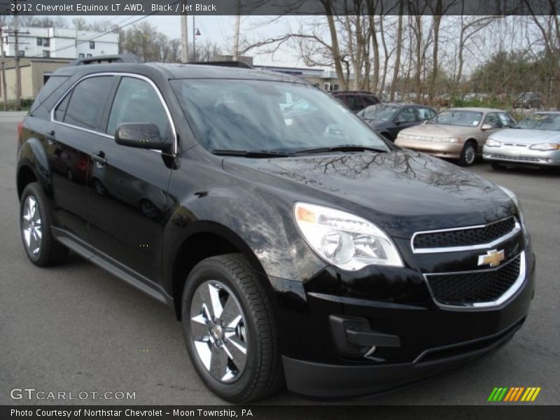 Black / Jet Black 2012 Chevrolet Equinox LT AWD