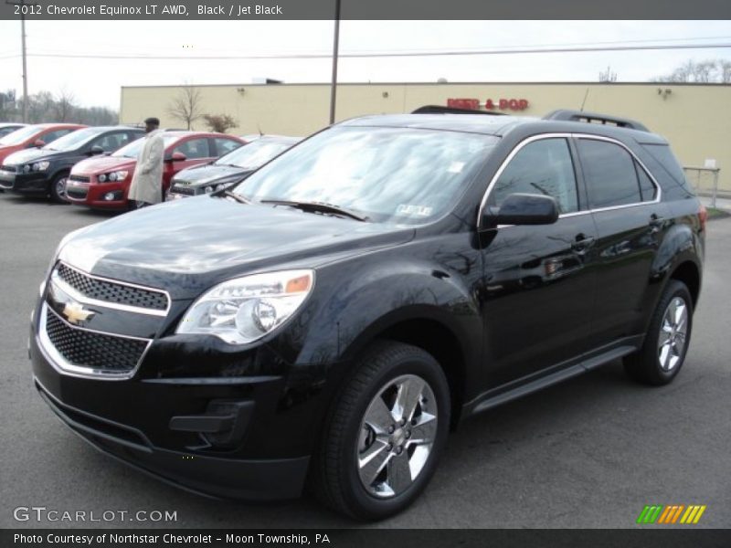 Black / Jet Black 2012 Chevrolet Equinox LT AWD