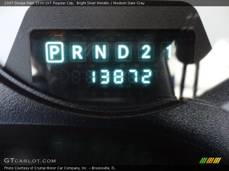 Bright Silver Metallic / Medium Slate Gray 2007 Dodge Ram 1500 SXT Regular Cab