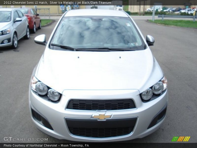 Silver Ice Metallic / Jet Black/Dark Titanium 2012 Chevrolet Sonic LS Hatch