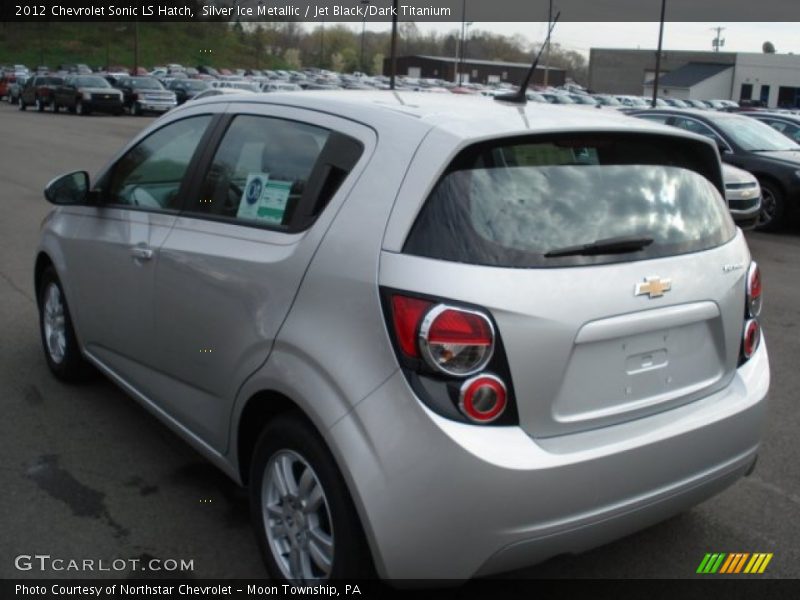 Silver Ice Metallic / Jet Black/Dark Titanium 2012 Chevrolet Sonic LS Hatch