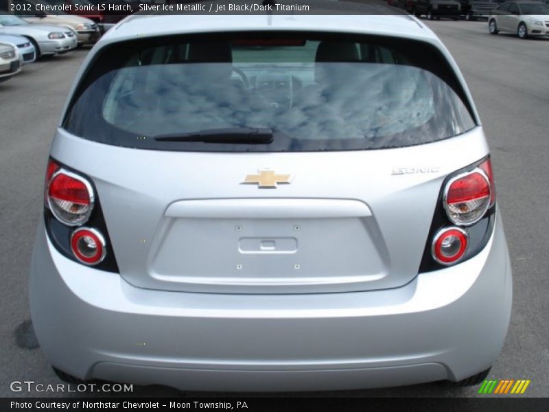 Silver Ice Metallic / Jet Black/Dark Titanium 2012 Chevrolet Sonic LS Hatch