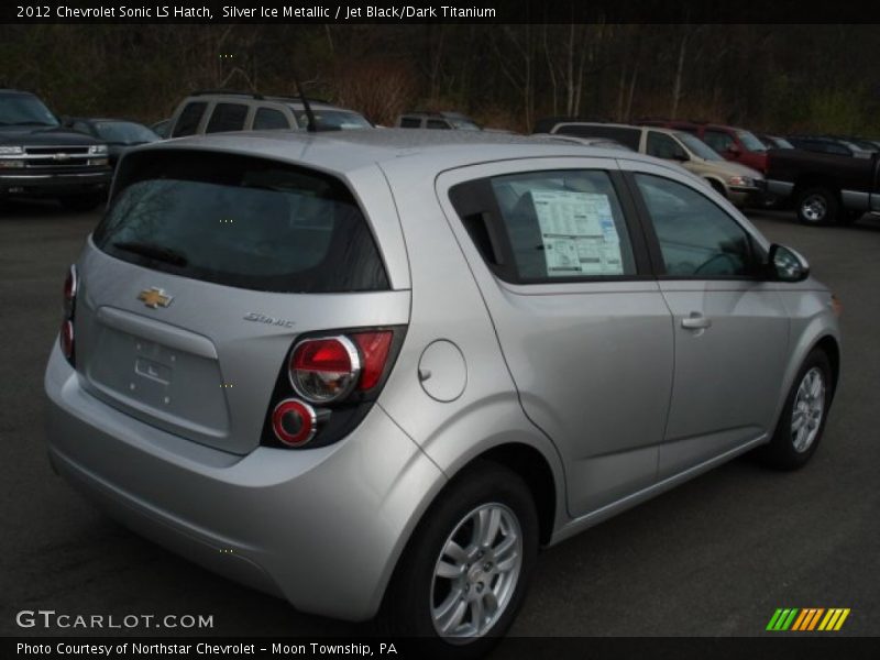 Silver Ice Metallic / Jet Black/Dark Titanium 2012 Chevrolet Sonic LS Hatch