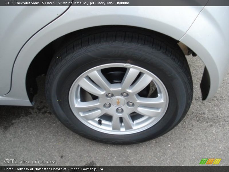 Silver Ice Metallic / Jet Black/Dark Titanium 2012 Chevrolet Sonic LS Hatch