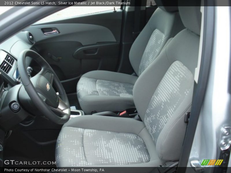 Silver Ice Metallic / Jet Black/Dark Titanium 2012 Chevrolet Sonic LS Hatch