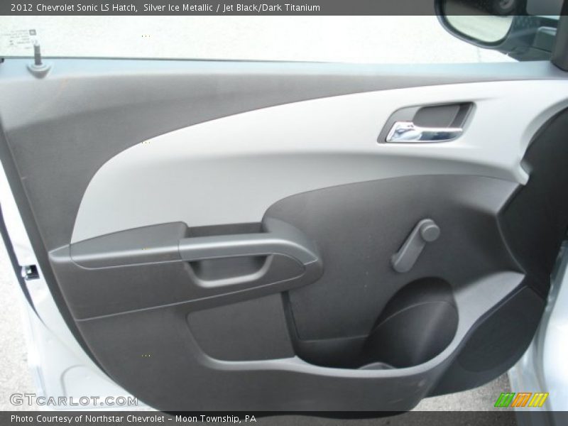 Silver Ice Metallic / Jet Black/Dark Titanium 2012 Chevrolet Sonic LS Hatch