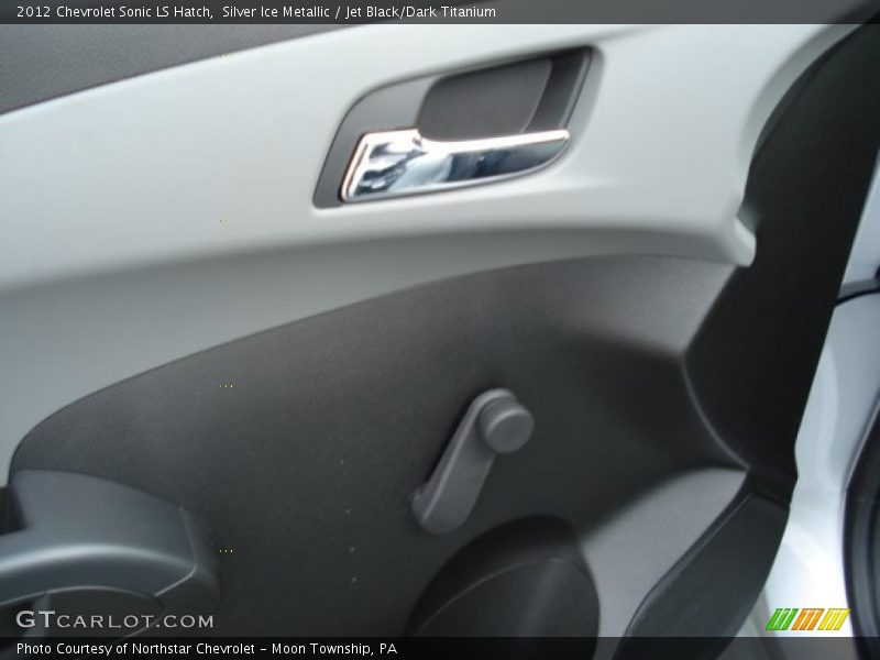 Silver Ice Metallic / Jet Black/Dark Titanium 2012 Chevrolet Sonic LS Hatch