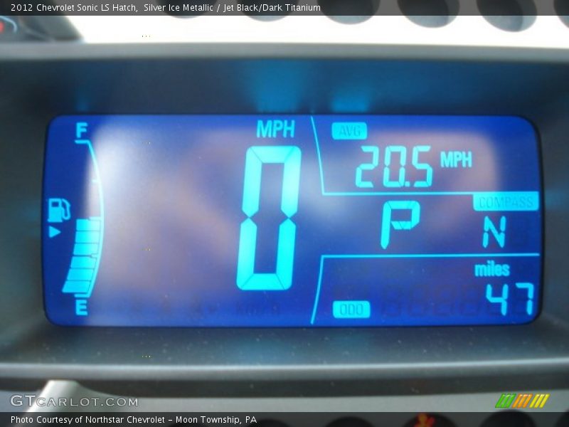 Silver Ice Metallic / Jet Black/Dark Titanium 2012 Chevrolet Sonic LS Hatch