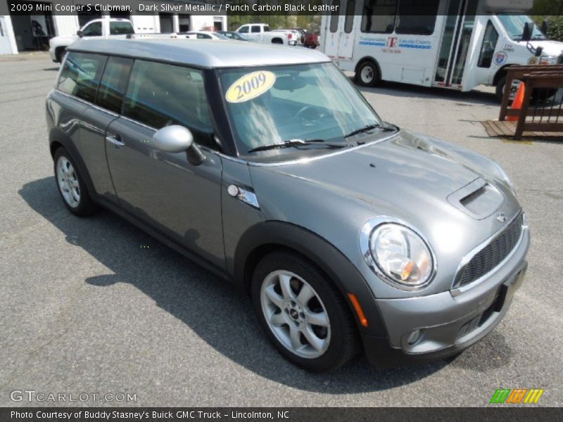 Dark Silver Metallic / Punch Carbon Black Leather 2009 Mini Cooper S Clubman