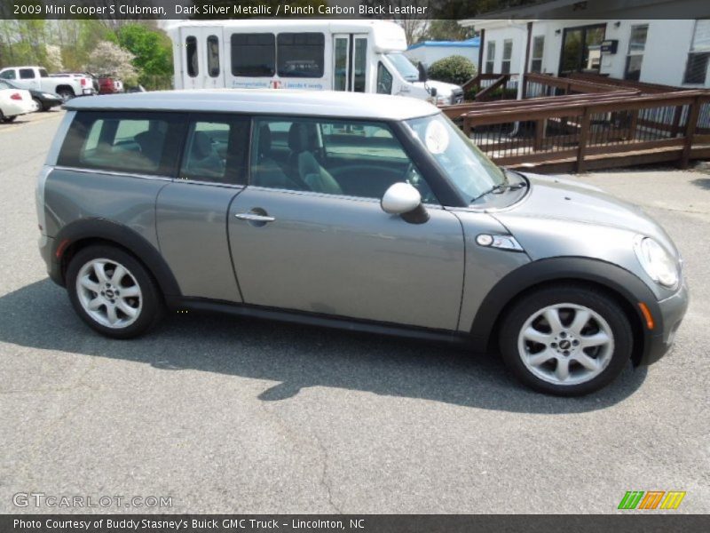 Dark Silver Metallic / Punch Carbon Black Leather 2009 Mini Cooper S Clubman