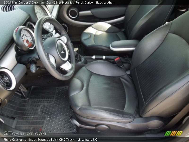 Dark Silver Metallic / Punch Carbon Black Leather 2009 Mini Cooper S Clubman