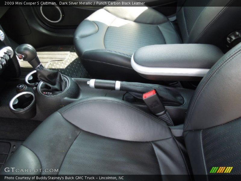 Dark Silver Metallic / Punch Carbon Black Leather 2009 Mini Cooper S Clubman
