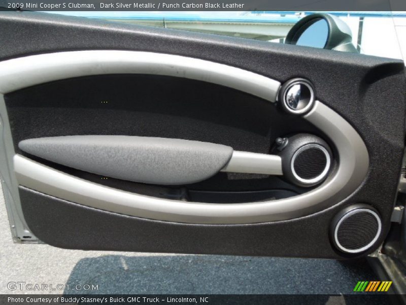 Dark Silver Metallic / Punch Carbon Black Leather 2009 Mini Cooper S Clubman