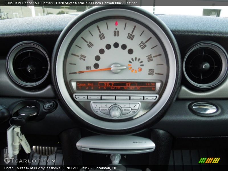 Dark Silver Metallic / Punch Carbon Black Leather 2009 Mini Cooper S Clubman
