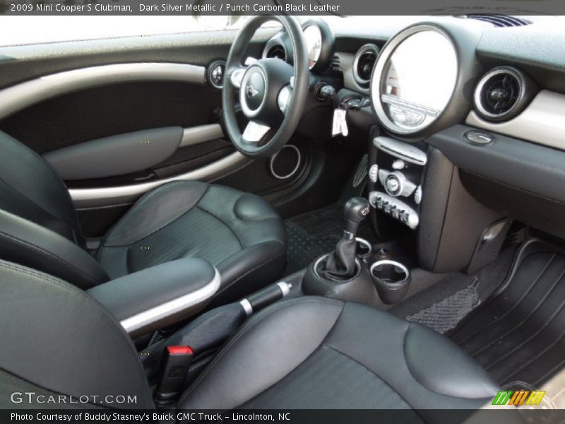 Dark Silver Metallic / Punch Carbon Black Leather 2009 Mini Cooper S Clubman