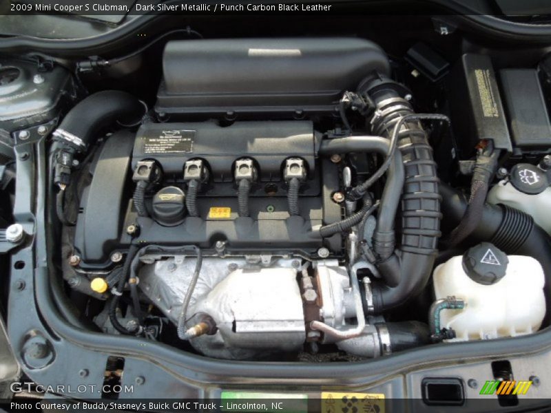 Dark Silver Metallic / Punch Carbon Black Leather 2009 Mini Cooper S Clubman