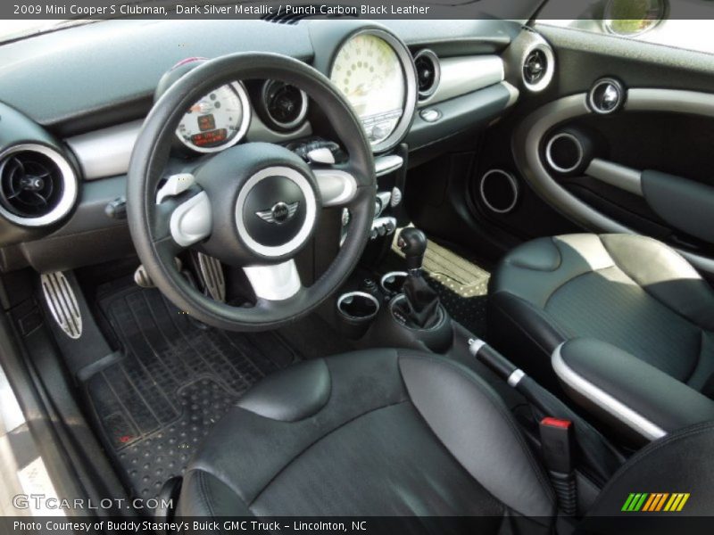 Dark Silver Metallic / Punch Carbon Black Leather 2009 Mini Cooper S Clubman