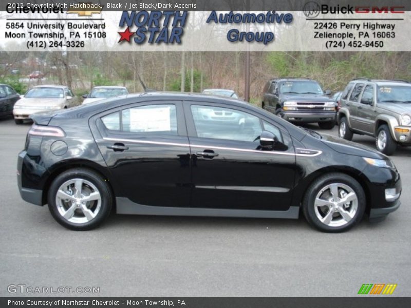 Black / Jet Black/Dark Accents 2012 Chevrolet Volt Hatchback