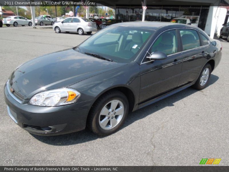 Cyber Gray Metallic / Gray 2011 Chevrolet Impala LT
