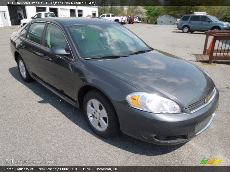 Cyber Gray Metallic / Gray 2011 Chevrolet Impala LT