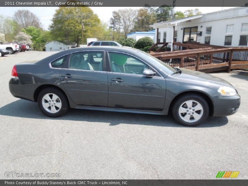 Cyber Gray Metallic / Gray 2011 Chevrolet Impala LT