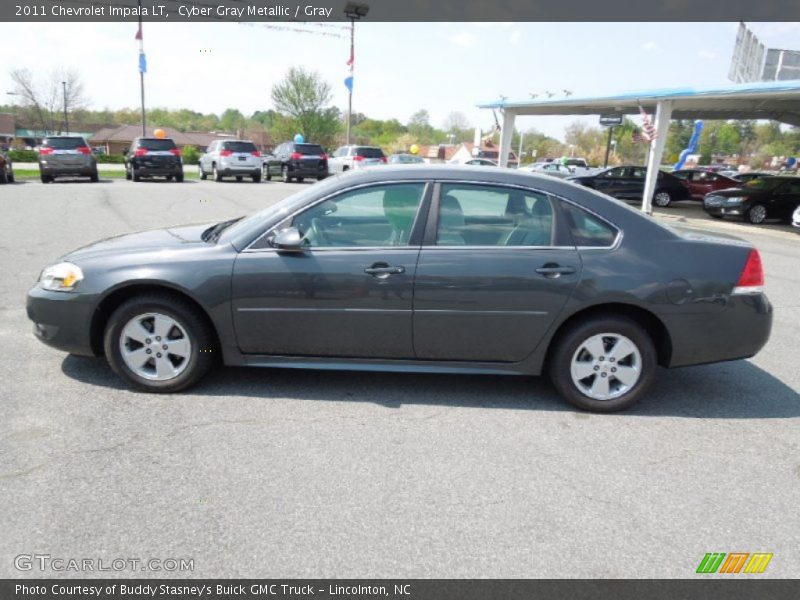 Cyber Gray Metallic / Gray 2011 Chevrolet Impala LT