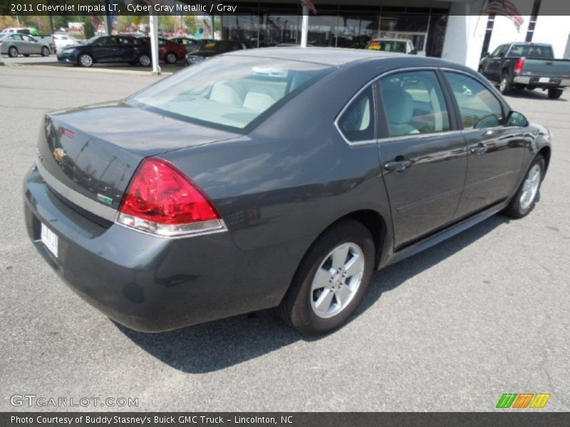 Cyber Gray Metallic / Gray 2011 Chevrolet Impala LT
