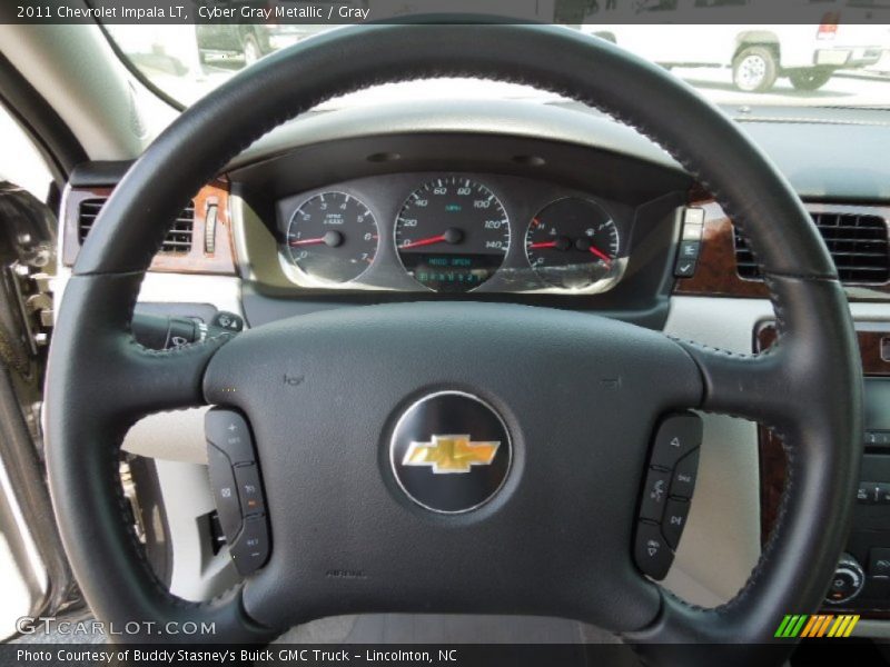Cyber Gray Metallic / Gray 2011 Chevrolet Impala LT