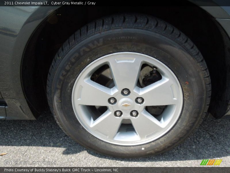 Cyber Gray Metallic / Gray 2011 Chevrolet Impala LT
