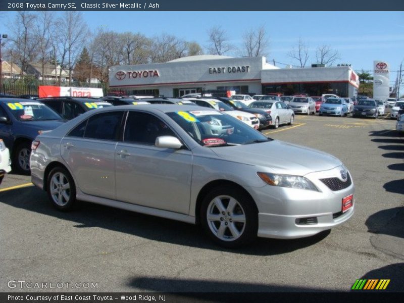 Classic Silver Metallic / Ash 2008 Toyota Camry SE