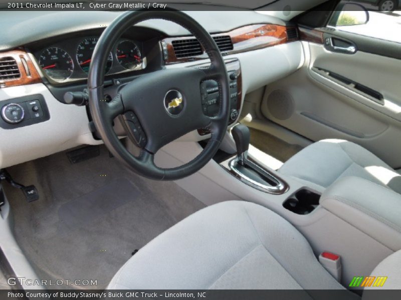 Cyber Gray Metallic / Gray 2011 Chevrolet Impala LT