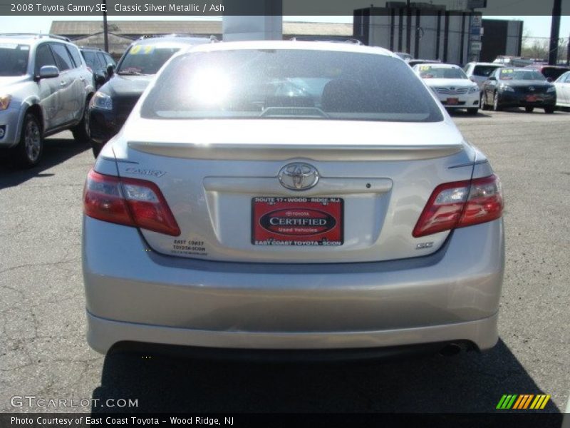 Classic Silver Metallic / Ash 2008 Toyota Camry SE