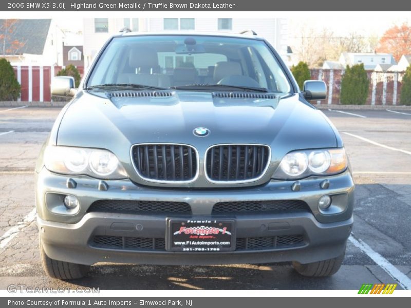 Highland Green Metallic / Truffle Brown Dakota Leather 2006 BMW X5 3.0i