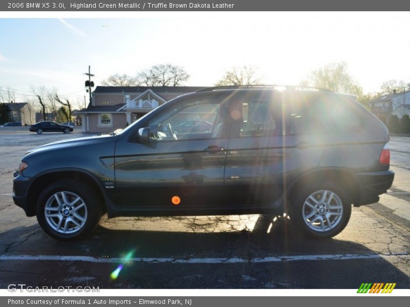 Highland Green Metallic / Truffle Brown Dakota Leather 2006 BMW X5 3.0i