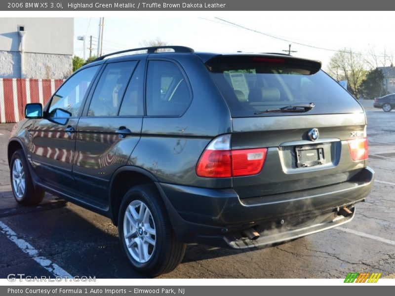Highland Green Metallic / Truffle Brown Dakota Leather 2006 BMW X5 3.0i