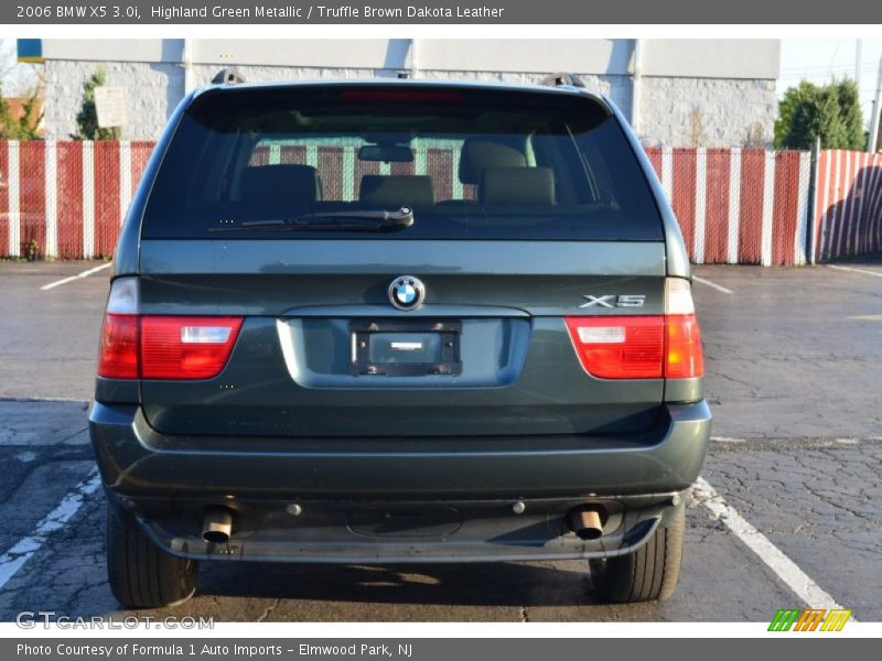 Highland Green Metallic / Truffle Brown Dakota Leather 2006 BMW X5 3.0i