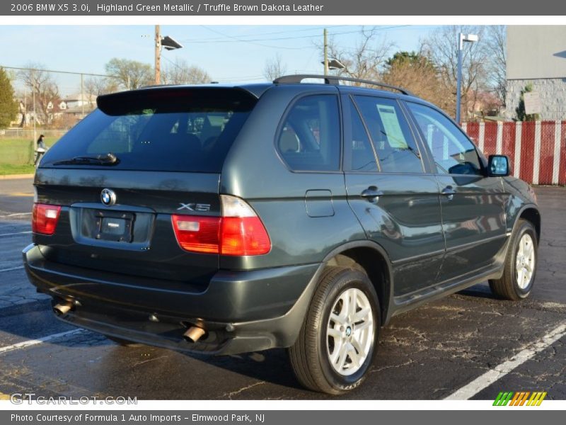 Highland Green Metallic / Truffle Brown Dakota Leather 2006 BMW X5 3.0i