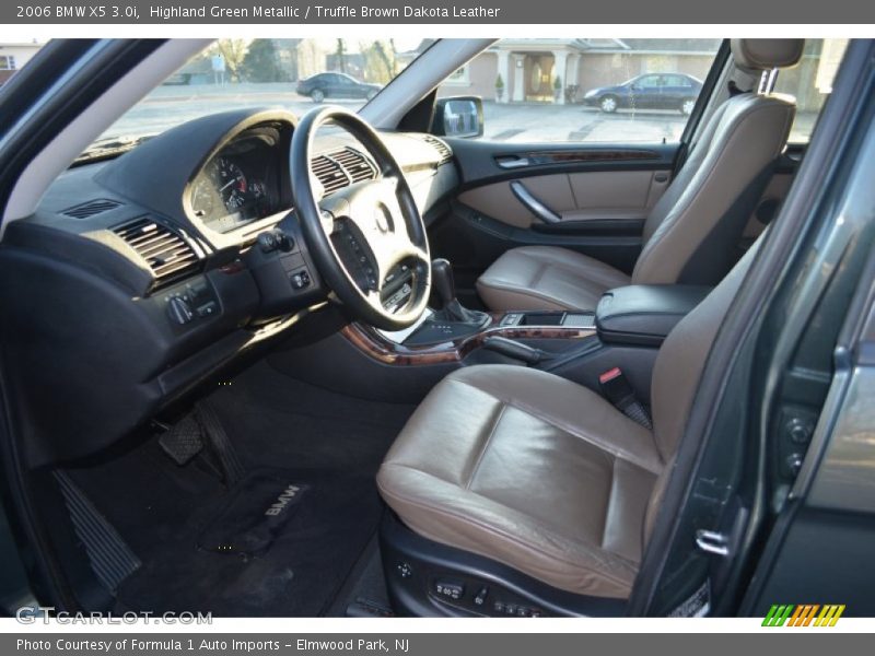 Highland Green Metallic / Truffle Brown Dakota Leather 2006 BMW X5 3.0i