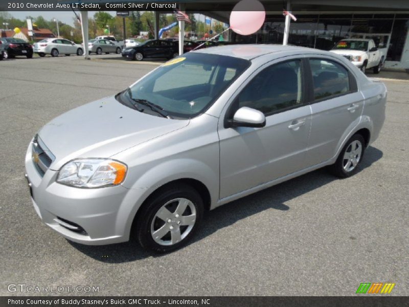 Cosmic Silver / Charcoal 2010 Chevrolet Aveo LT Sedan