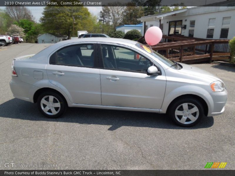 Cosmic Silver / Charcoal 2010 Chevrolet Aveo LT Sedan
