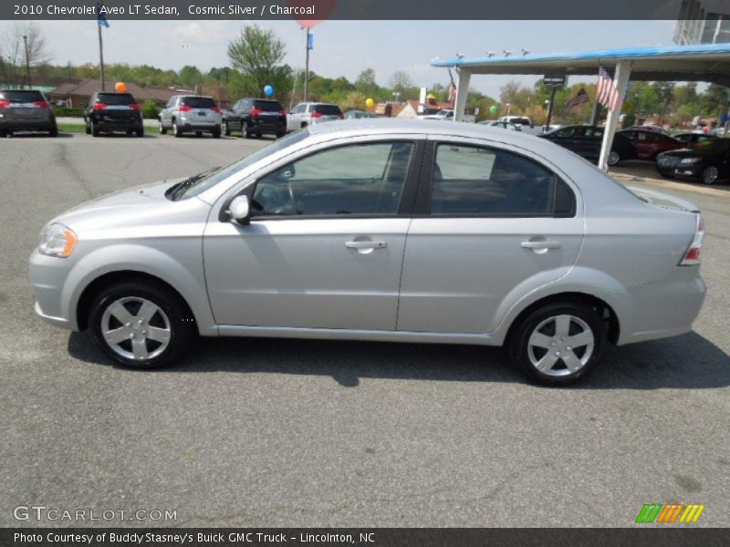 Cosmic Silver / Charcoal 2010 Chevrolet Aveo LT Sedan