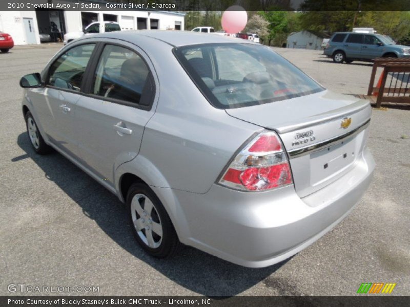 Cosmic Silver / Charcoal 2010 Chevrolet Aveo LT Sedan