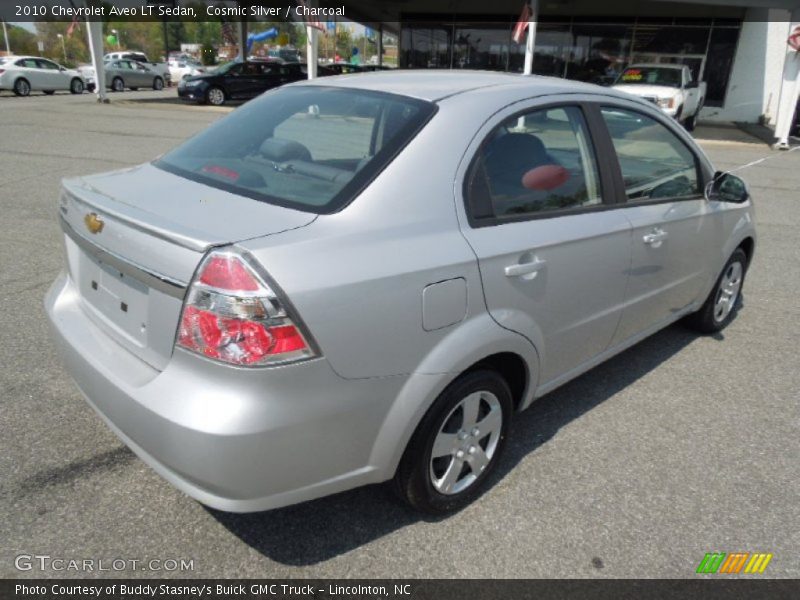 Cosmic Silver / Charcoal 2010 Chevrolet Aveo LT Sedan