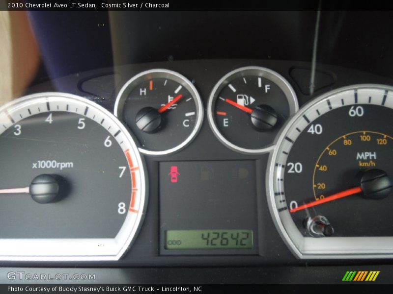 Cosmic Silver / Charcoal 2010 Chevrolet Aveo LT Sedan