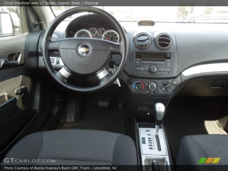 Cosmic Silver / Charcoal 2010 Chevrolet Aveo LT Sedan