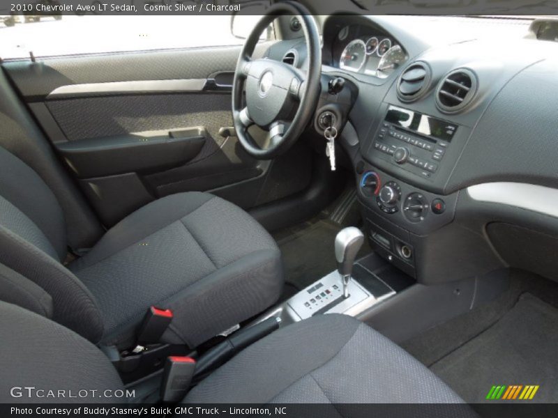 Cosmic Silver / Charcoal 2010 Chevrolet Aveo LT Sedan
