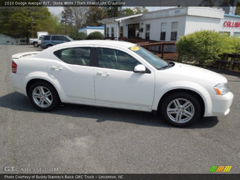Stone White / Dark Khaki/Light Graystone 2010 Dodge Avenger R/T