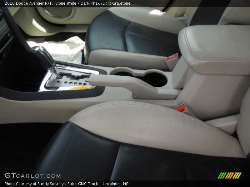 Stone White / Dark Khaki/Light Graystone 2010 Dodge Avenger R/T