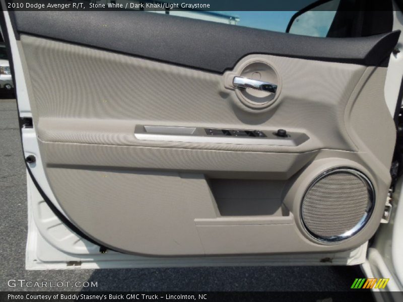Stone White / Dark Khaki/Light Graystone 2010 Dodge Avenger R/T